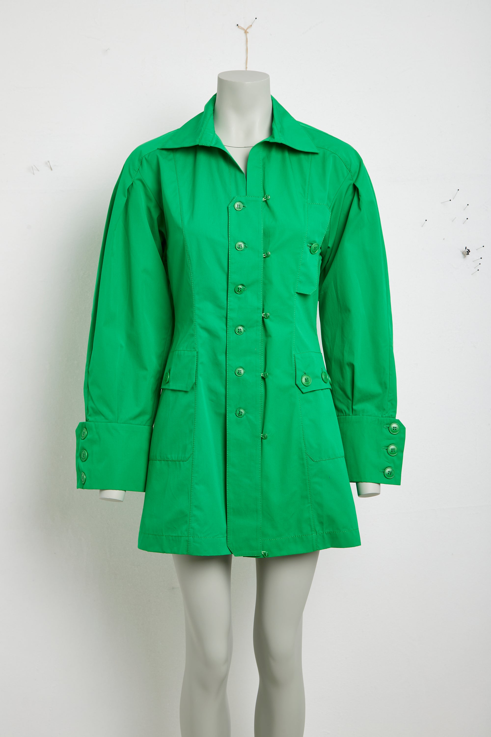 Chemise Roman - Green