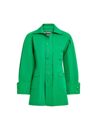 Chemise Roman structurée - Green