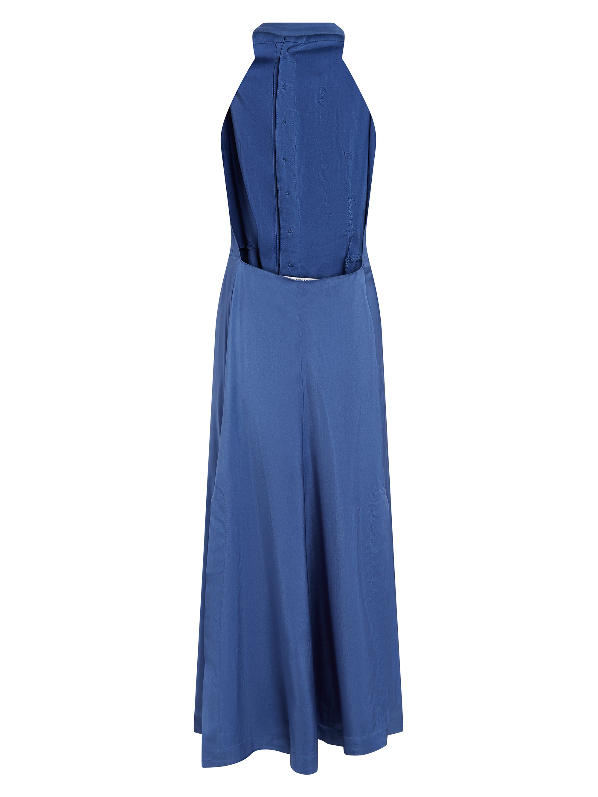 Robe midi Marco en soie mélangée - Blue