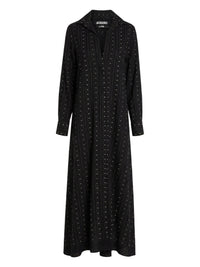 Robe longue à manches longues - Black