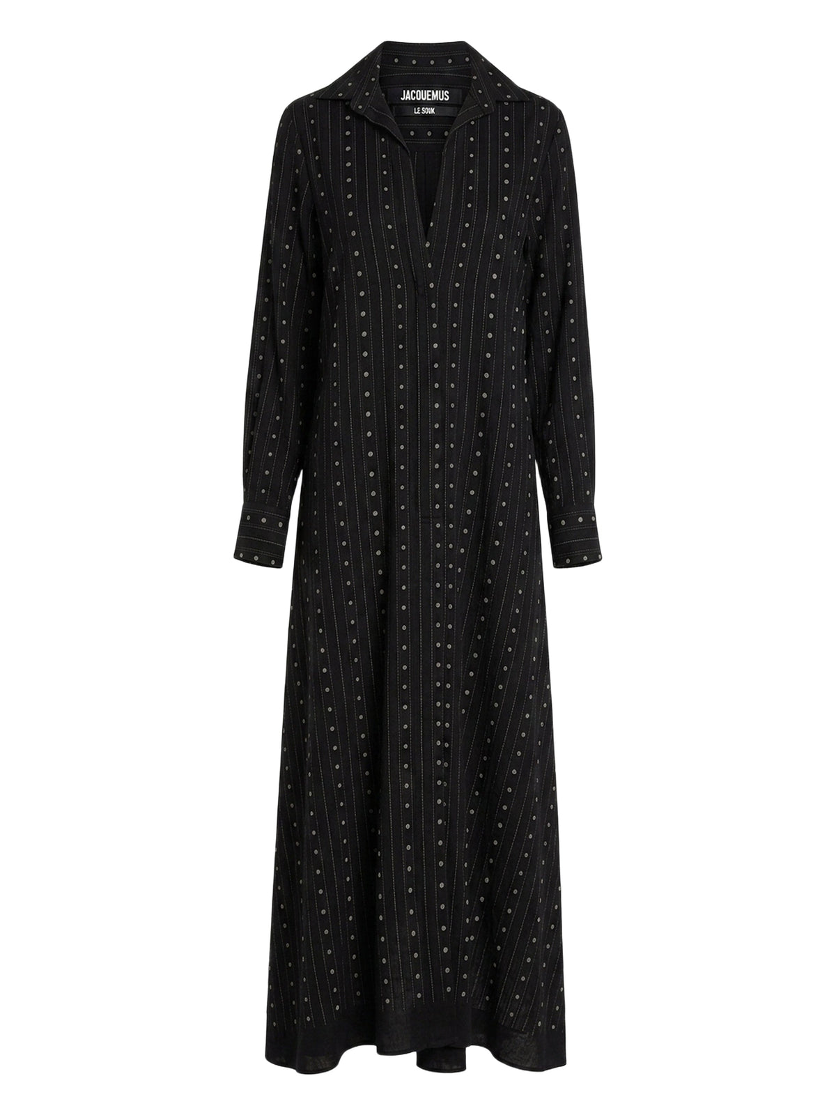 Robe longue à manches longues - Black