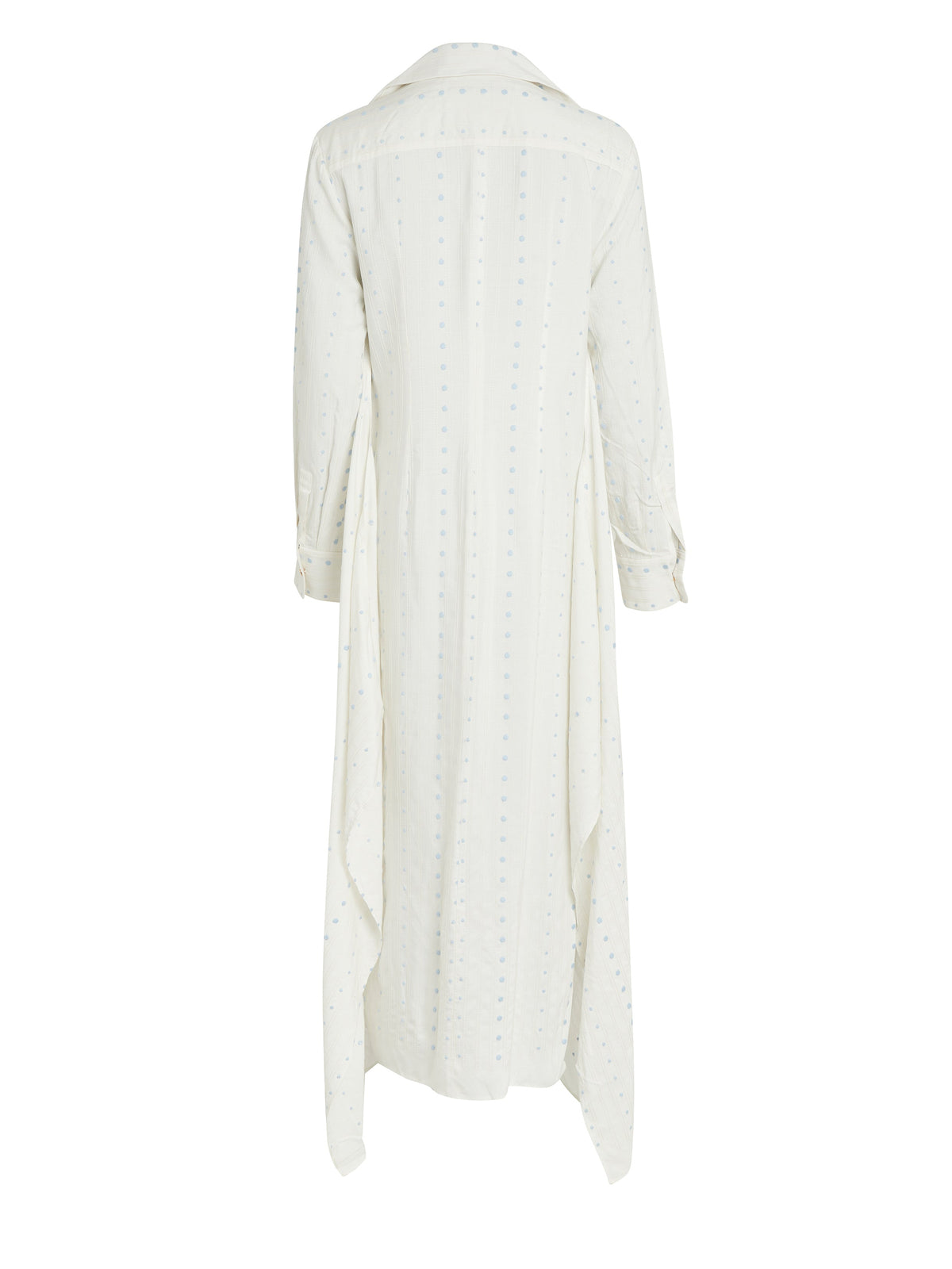 Robe longue à pois - Navy