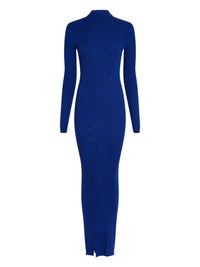 Robe Azur en maille - Blue