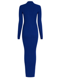 Robe Azur en maille - Blue