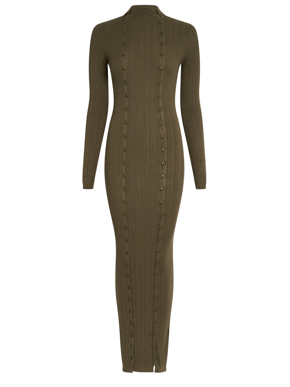 Robe Azur en maille - Khaki