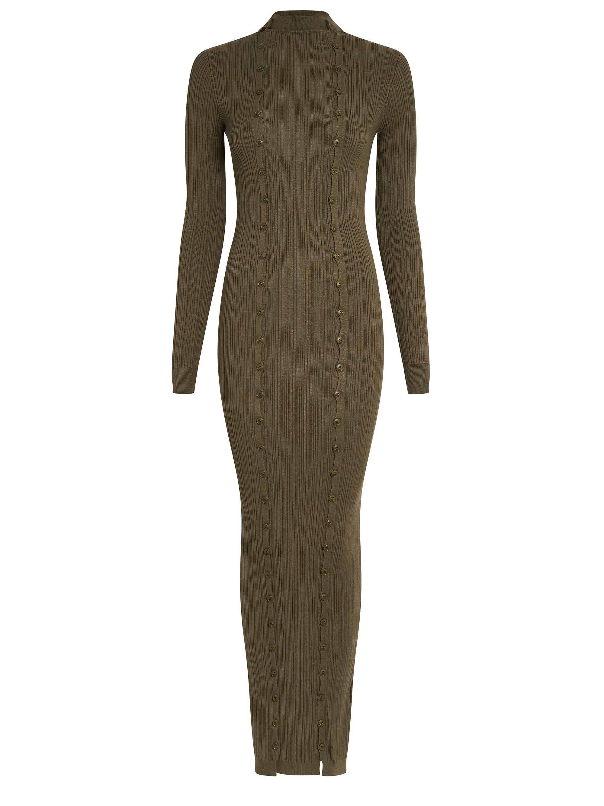 Robe Azur en maille - Khaki