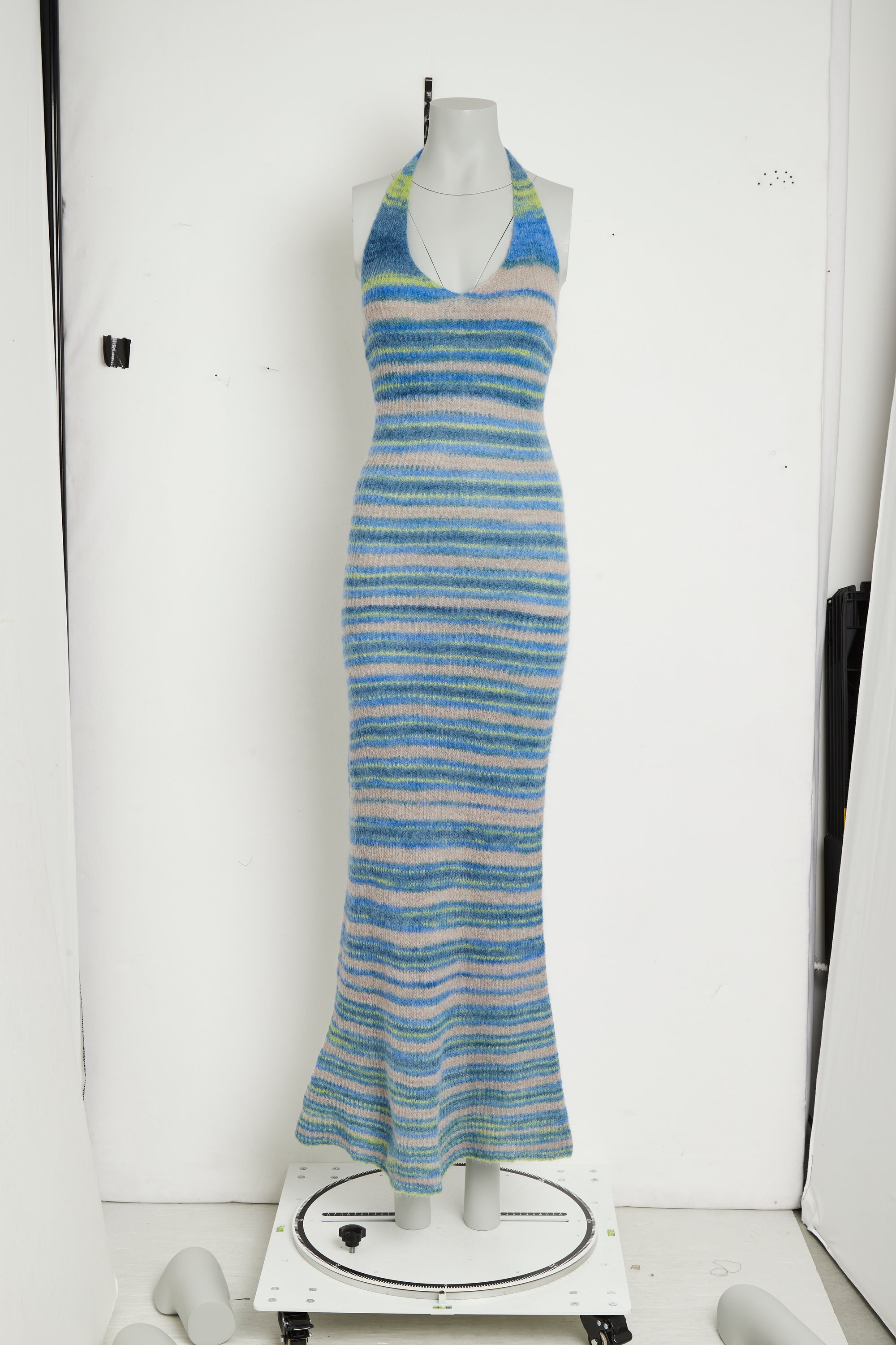 Robe Tropea longue - Blue Stripes