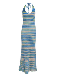 BLUE STRIPES LA ROBE TROPEA LONGUE