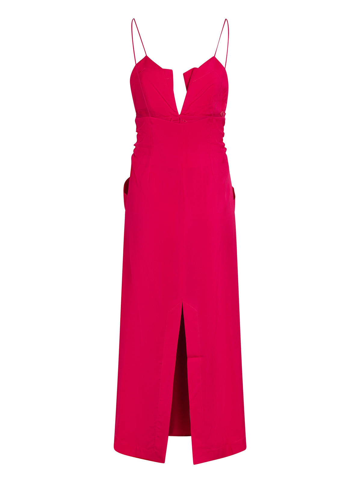 Robe midi Calvi en soie mélangée - Pink