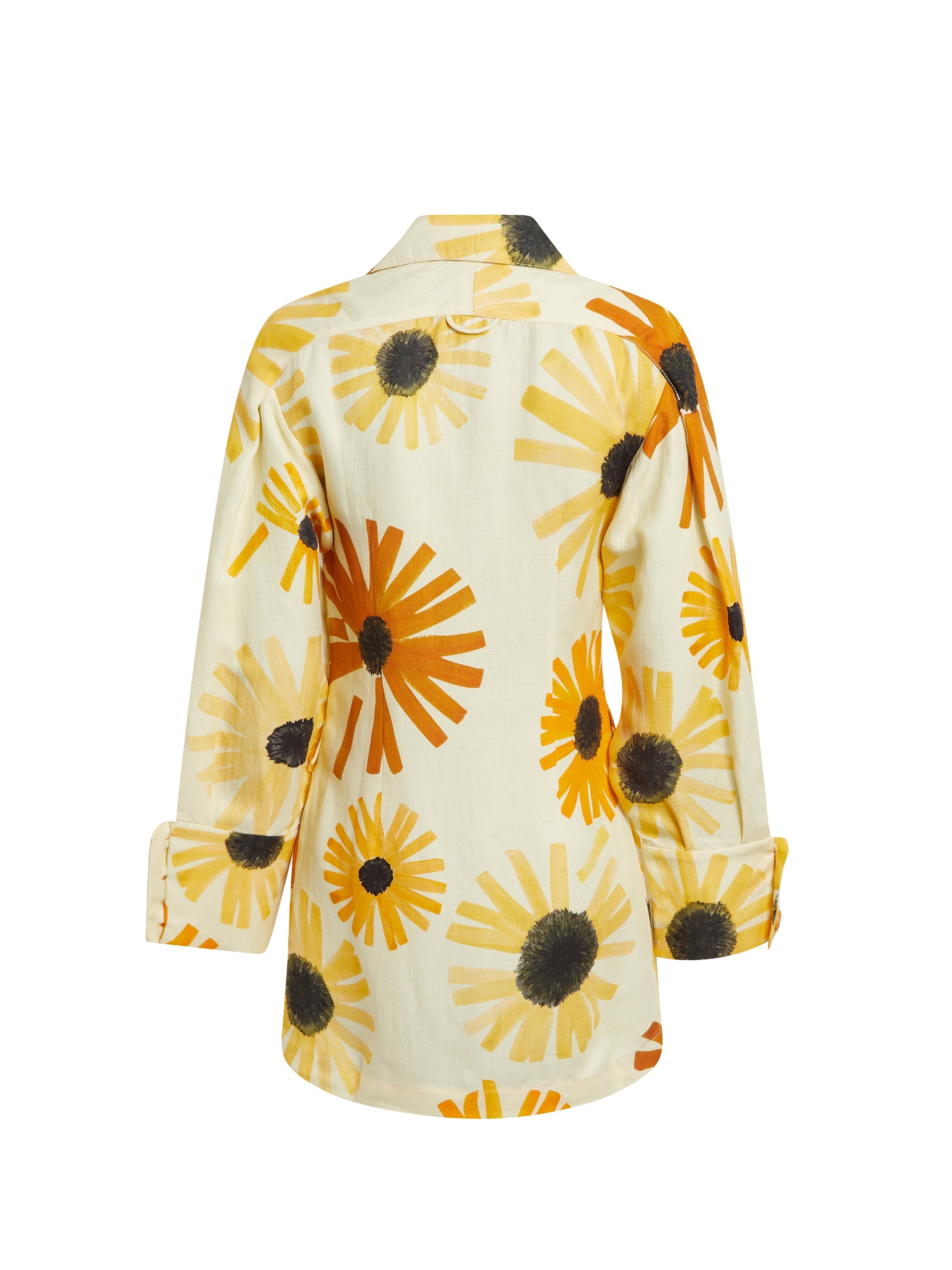 PRINT FLOWERS LA CHEMISE ROMAN