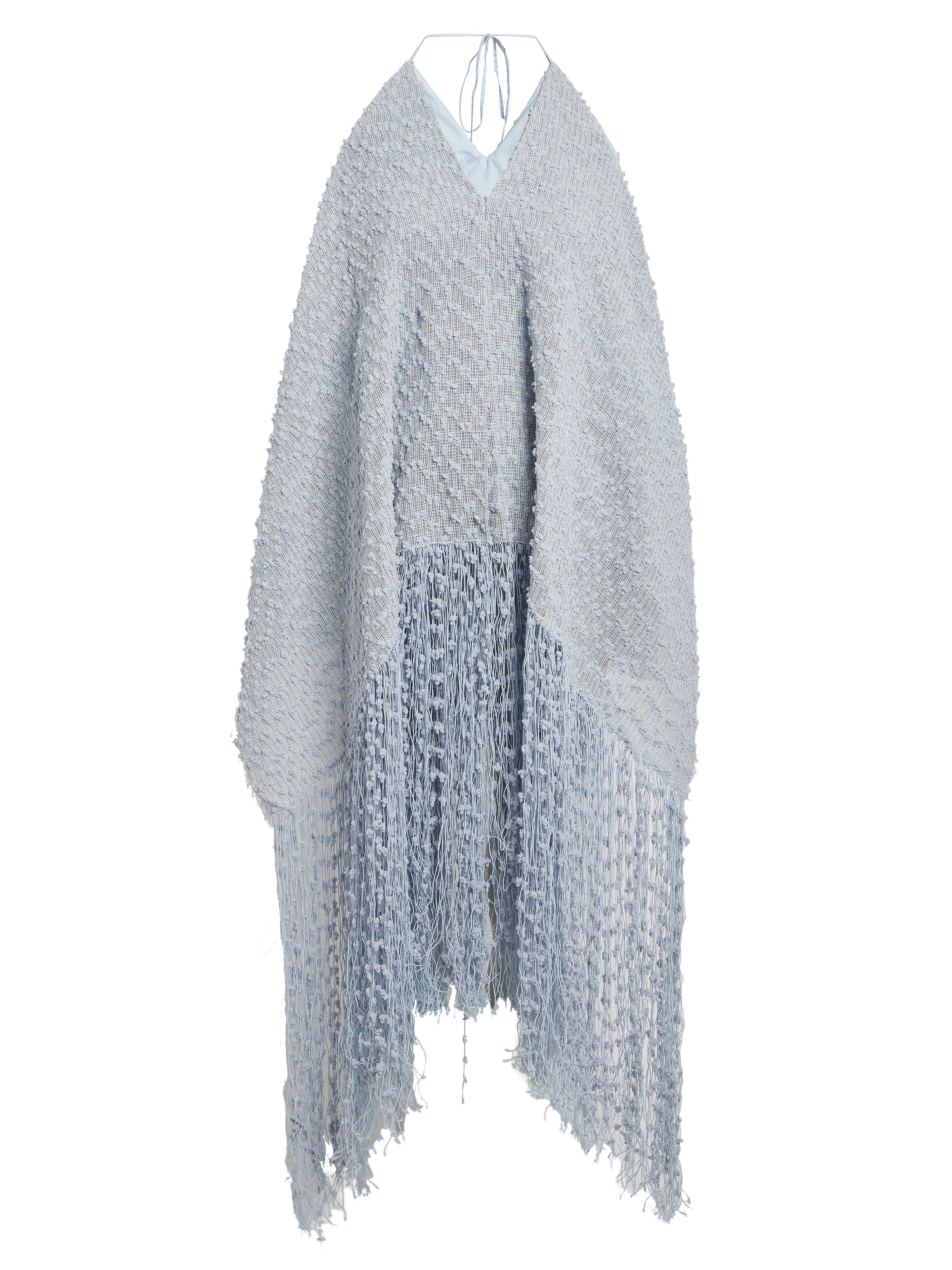 Robe Riviera à franges - Light Blue