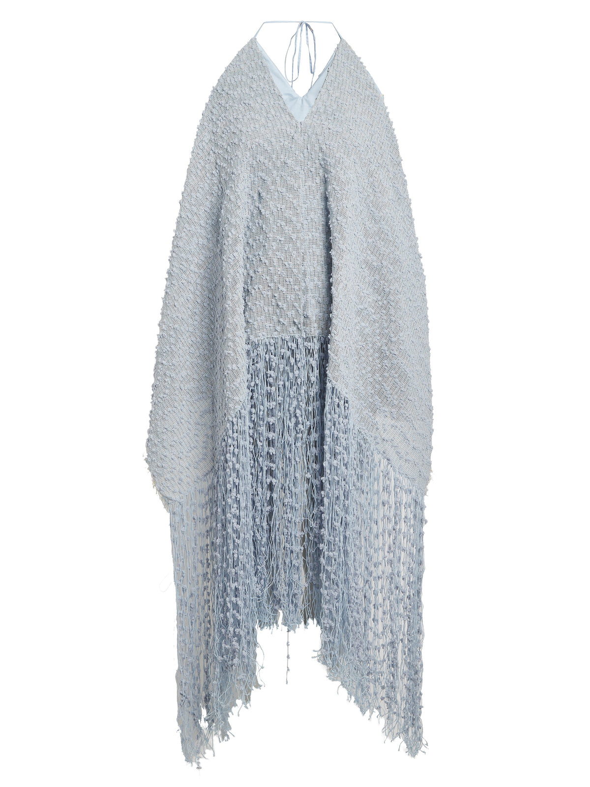 Robe Riviera à franges - Light Blue