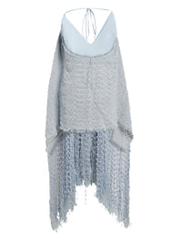 Robe Riviera à franges - Light Blue
