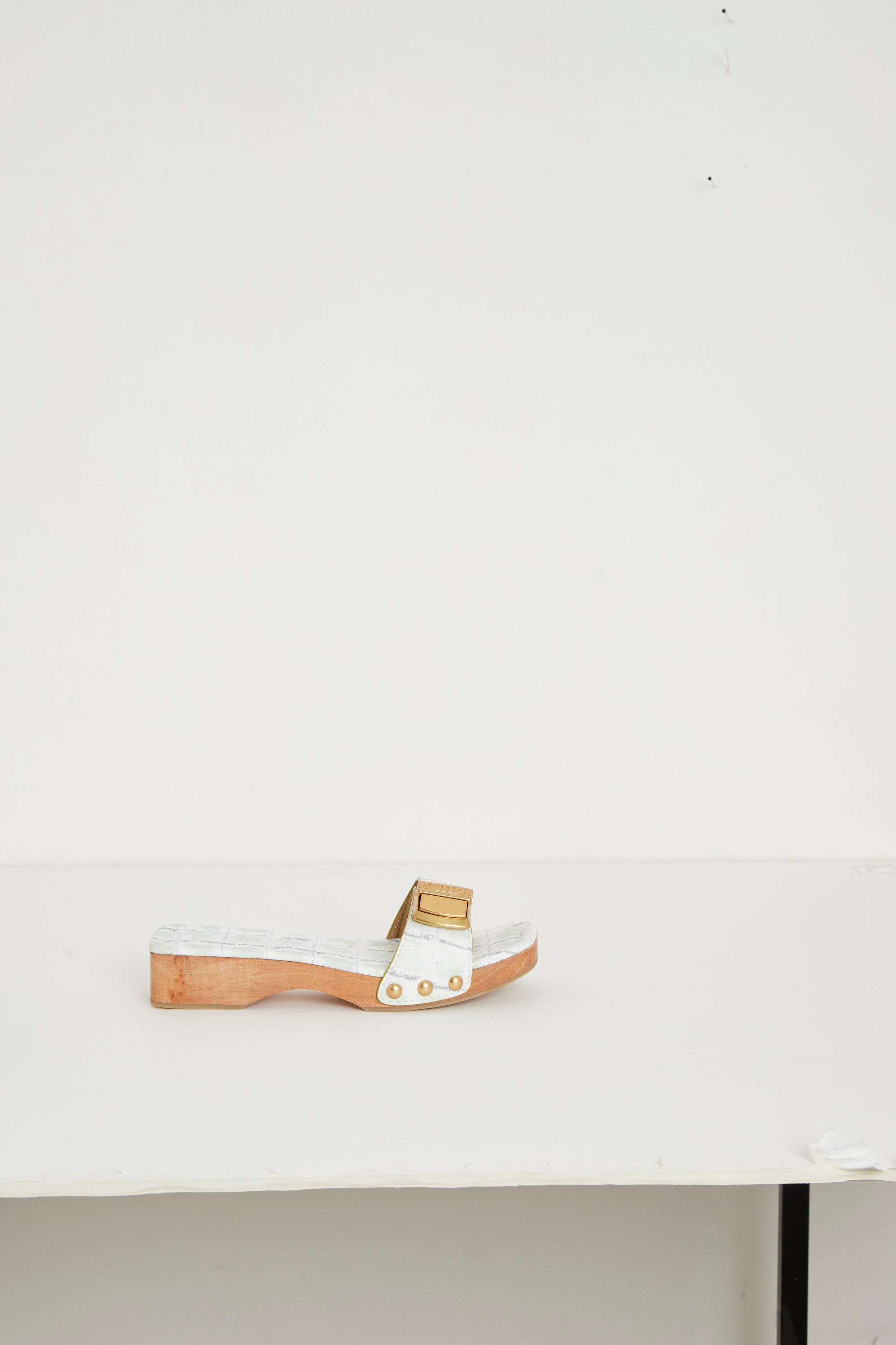 Sandales Tatanes en cuir - Green Checks