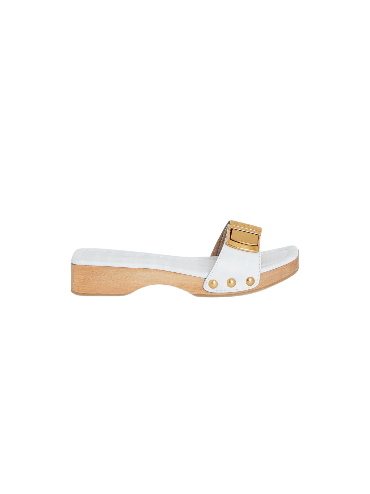 Sandales Tatanes en cuir - Print Blue Squares