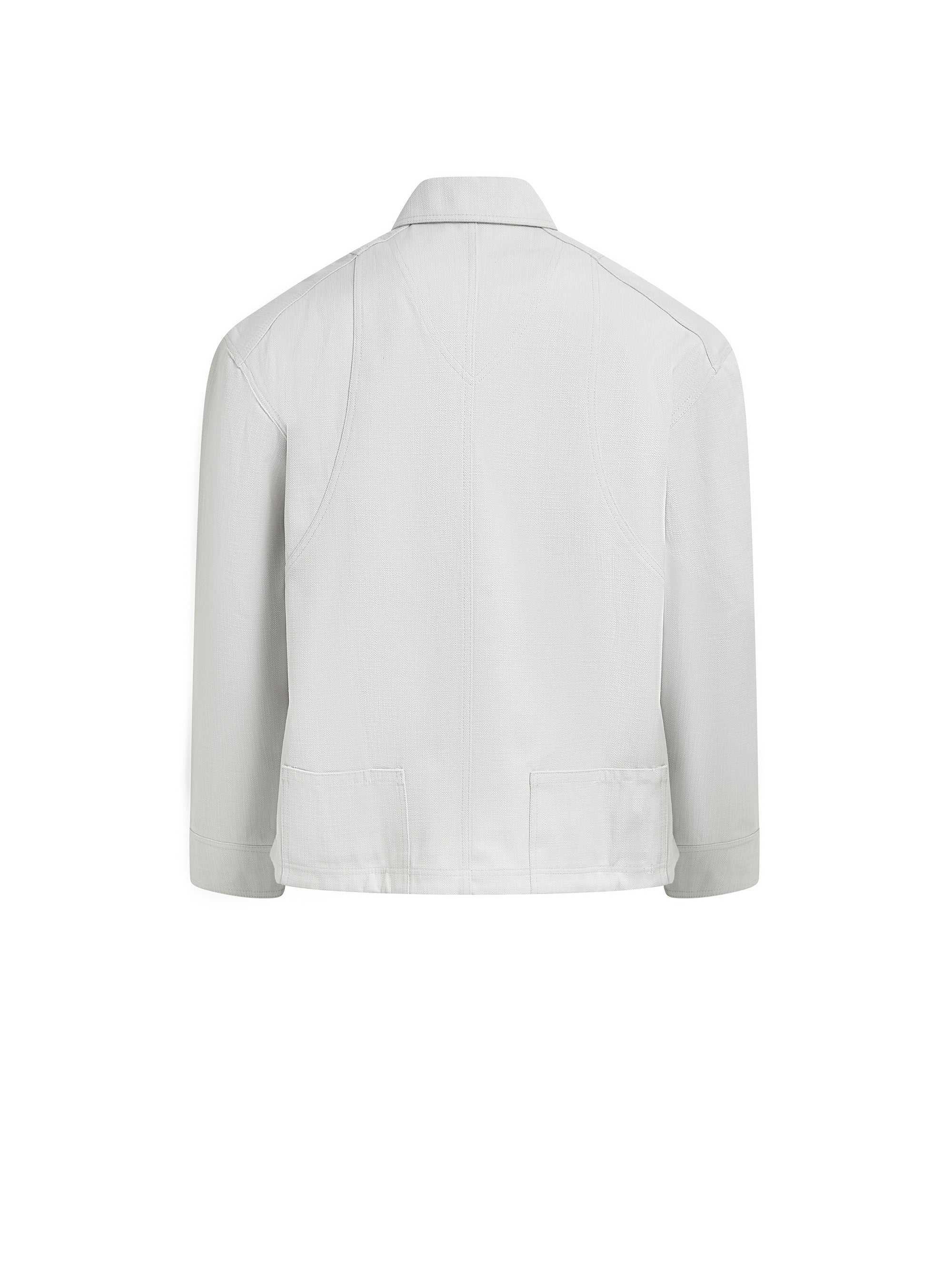 Veste Marcel à poches - Light Grey