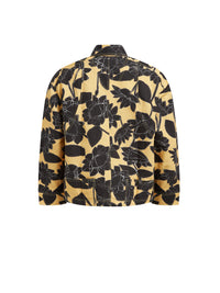 Veste Marcel à poches - Yellow Flowers