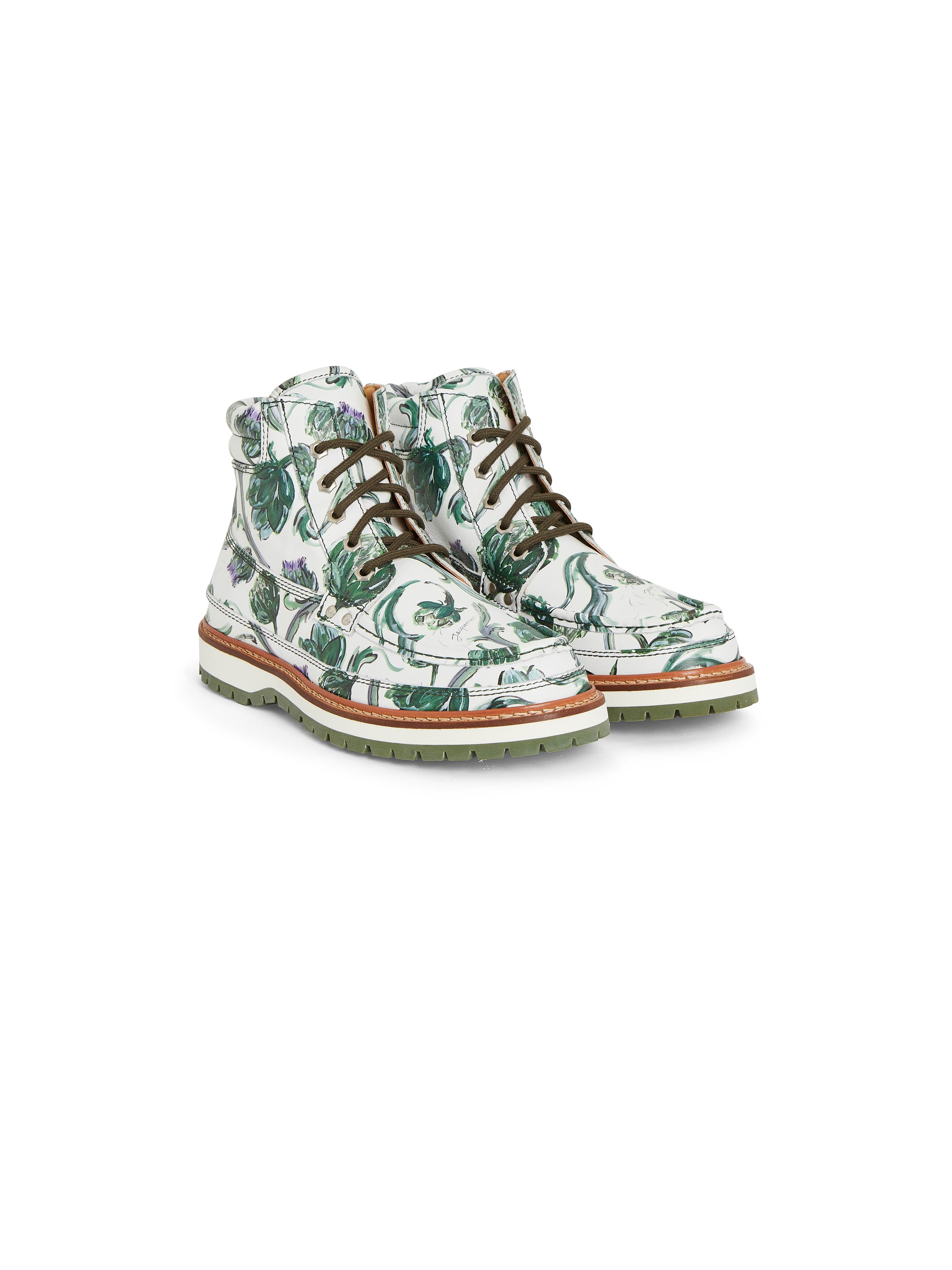 Bottes Garrigue en cuir - White