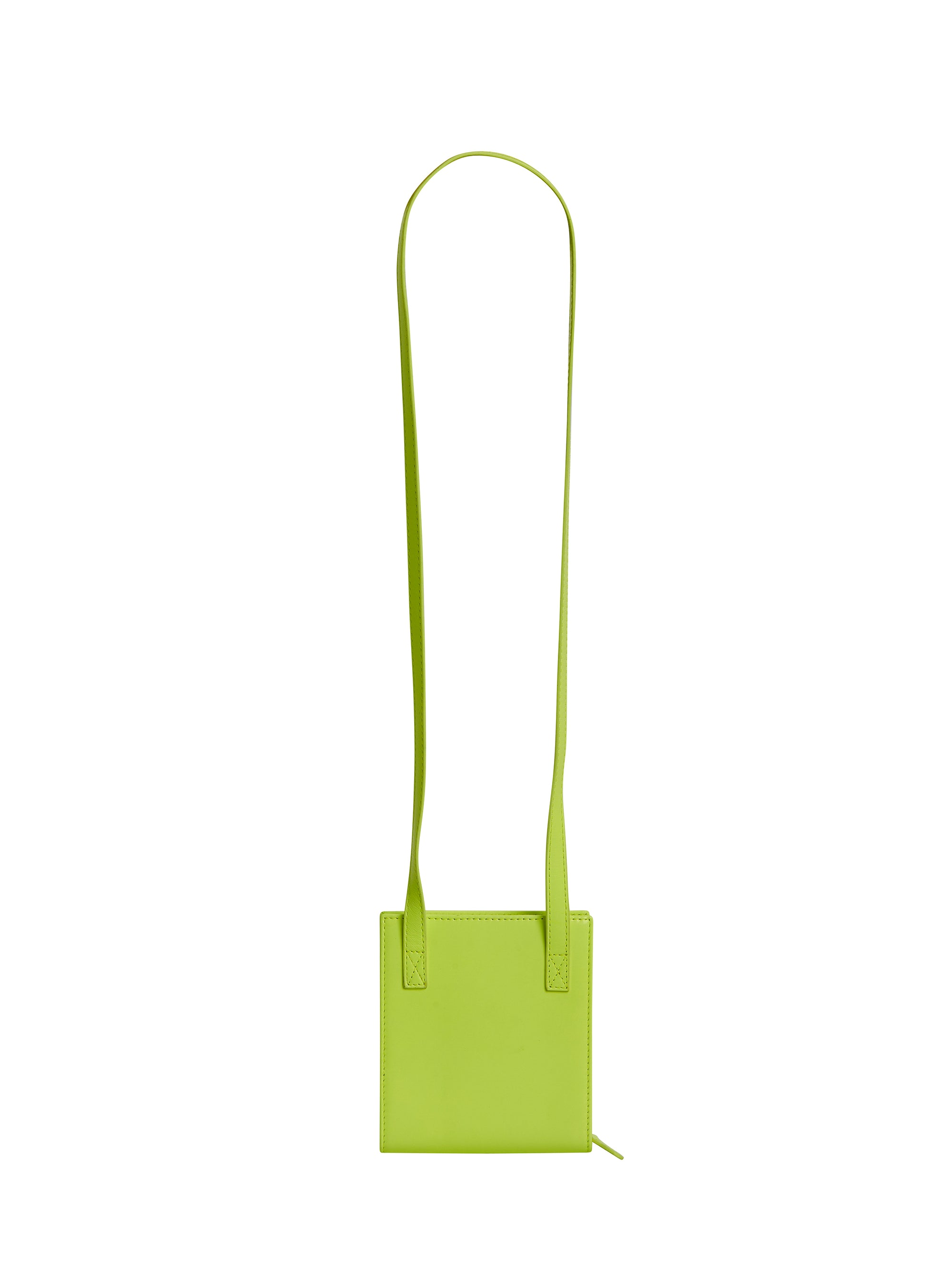 Sac Gadjo en cuir - Neon Yellow