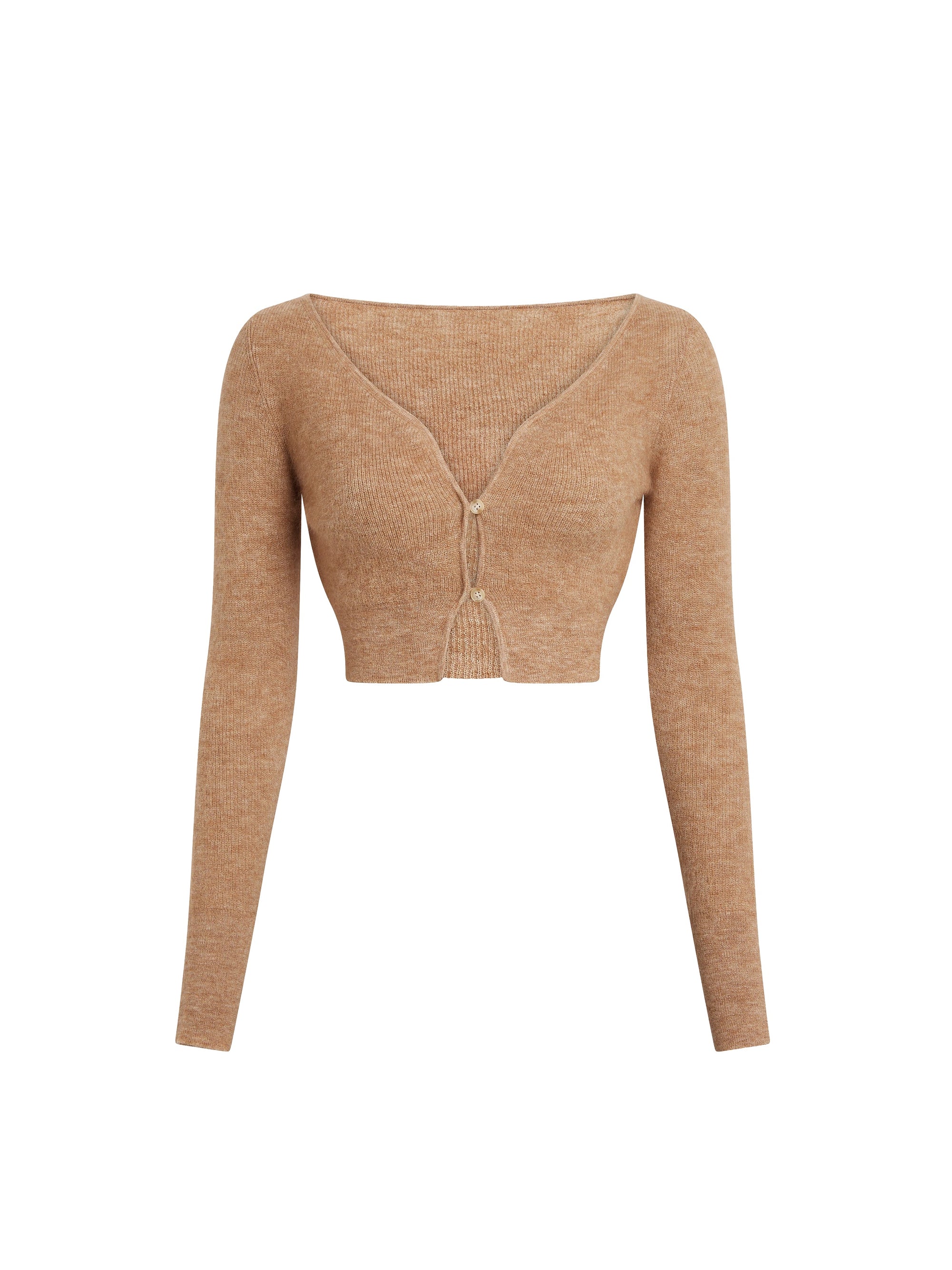 CAMEL LE CARDIGAN ALZOU