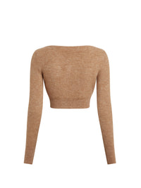 CAMEL LE CARDIGAN ALZOU
