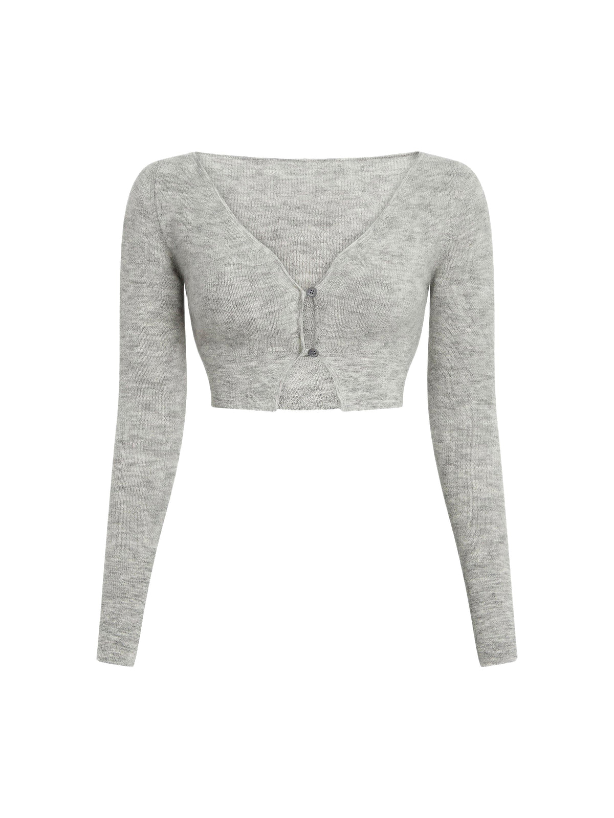 Cardigan Alzou en laine - Light Grey