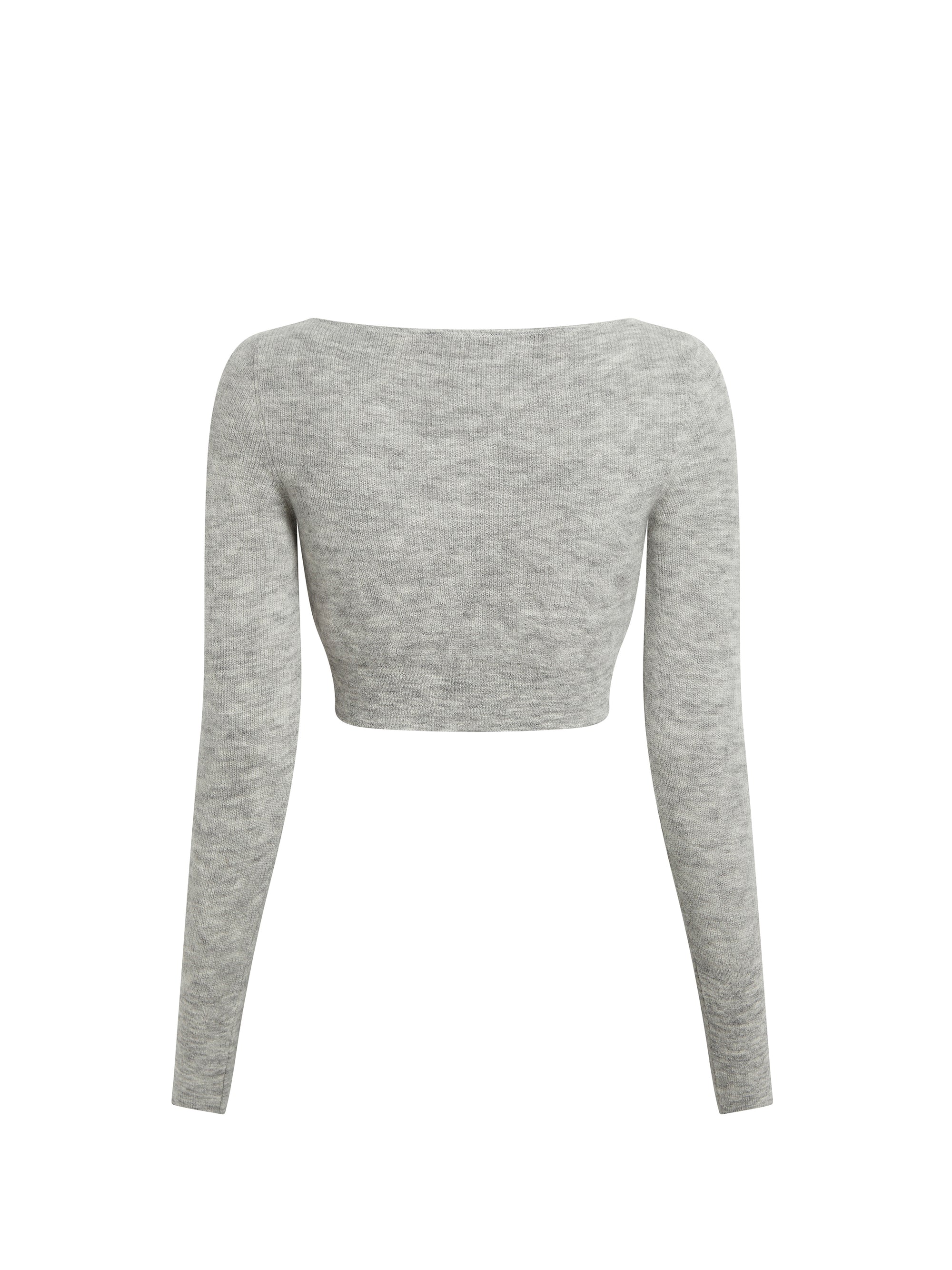 Cardigan Alzou en laine - Light Grey
