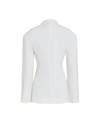 Veste cintrée Sauge - Off White