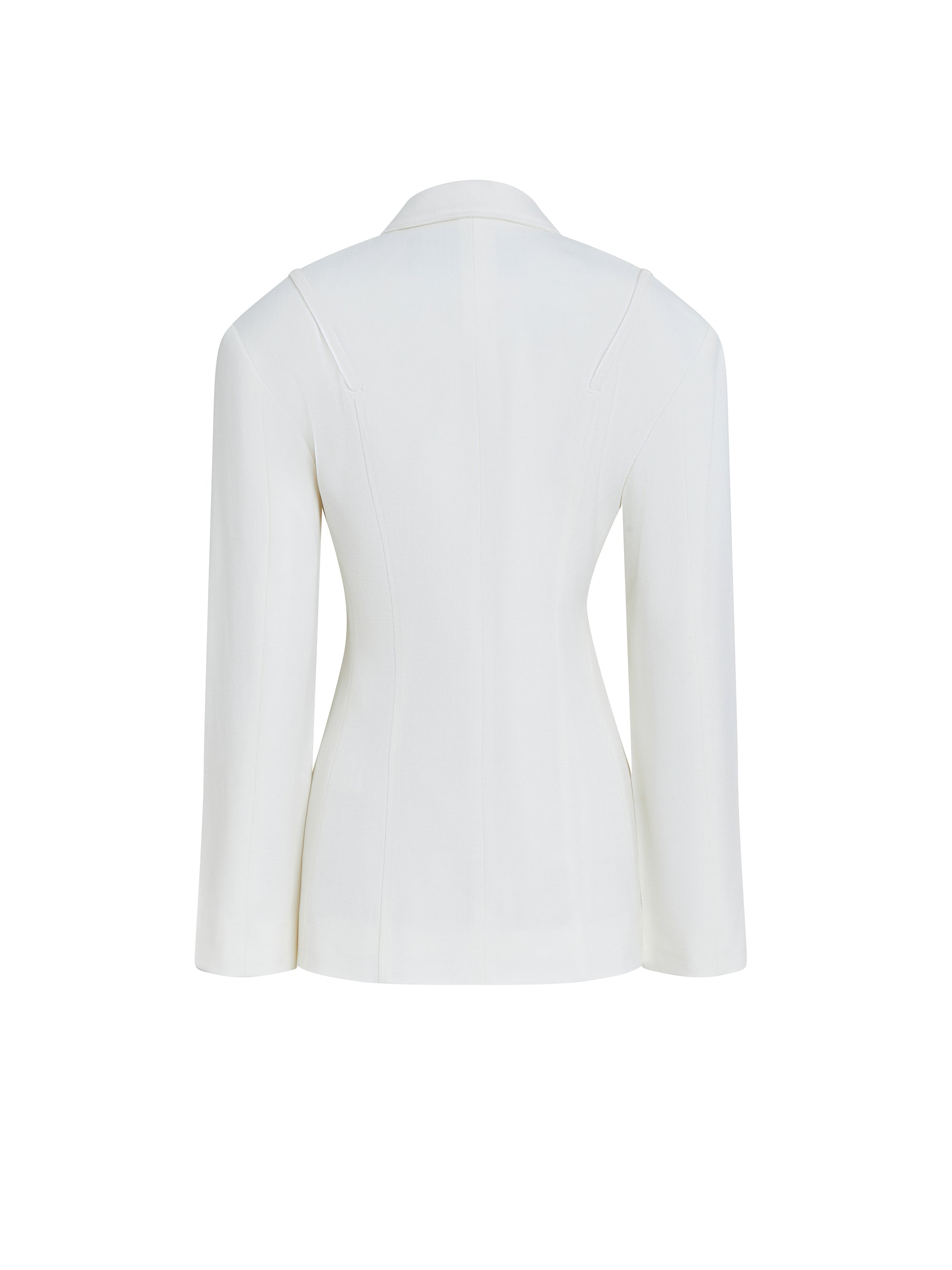 Veste cintrée Sauge - Off White