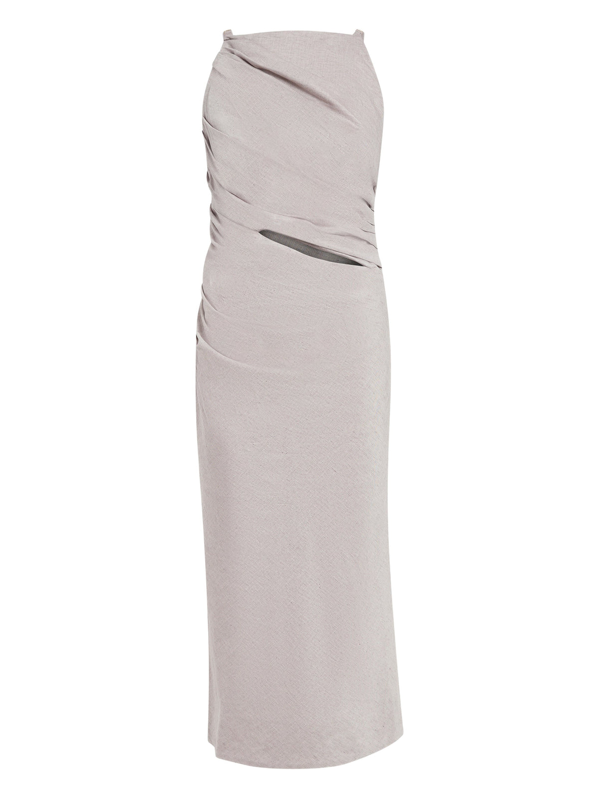 Robe longue Tendino drapée - Purple
