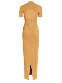 DARK YELLOW LA ROBE MAILLE POLO