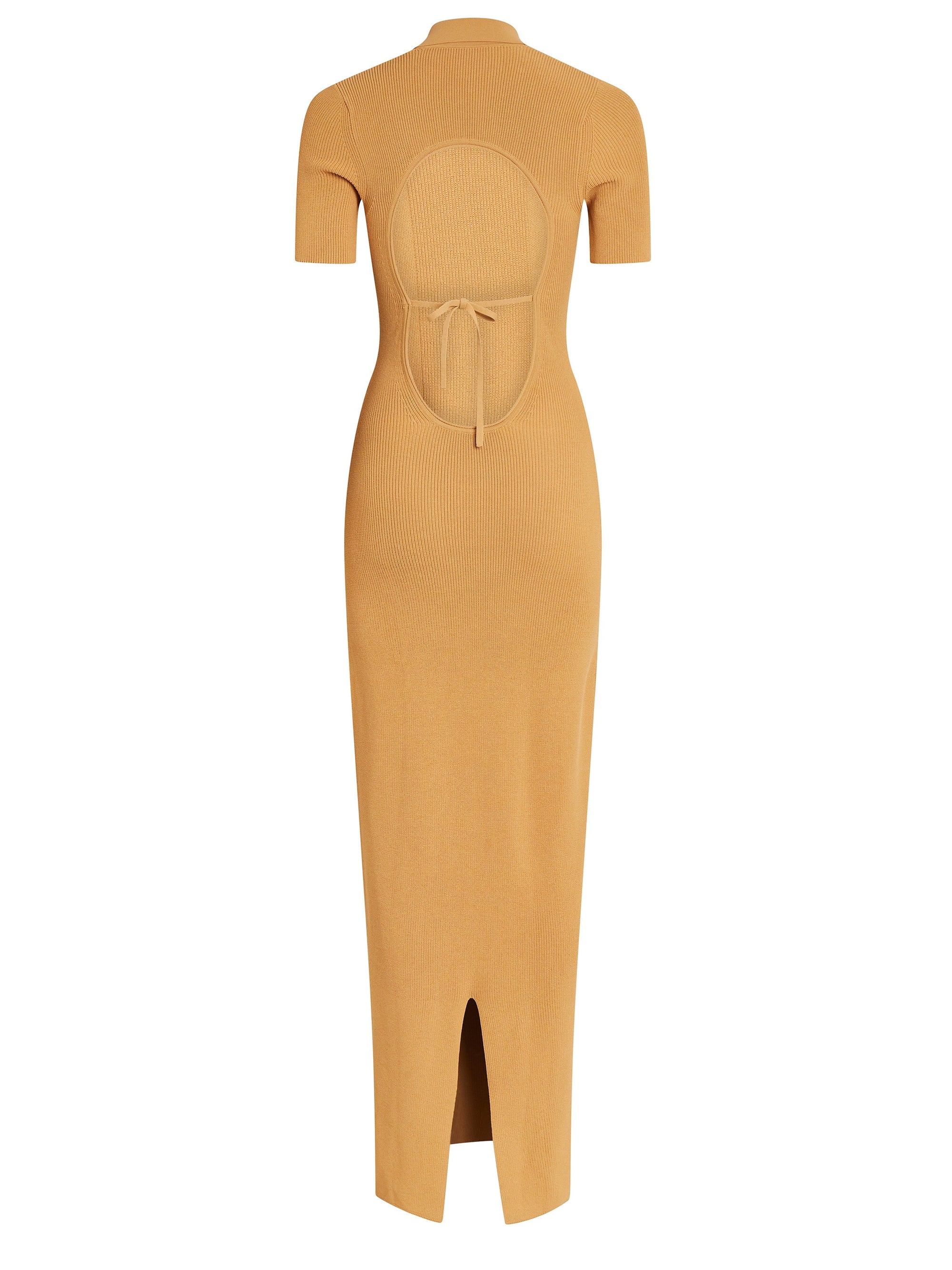 DARK YELLOW LA ROBE MAILLE POLO