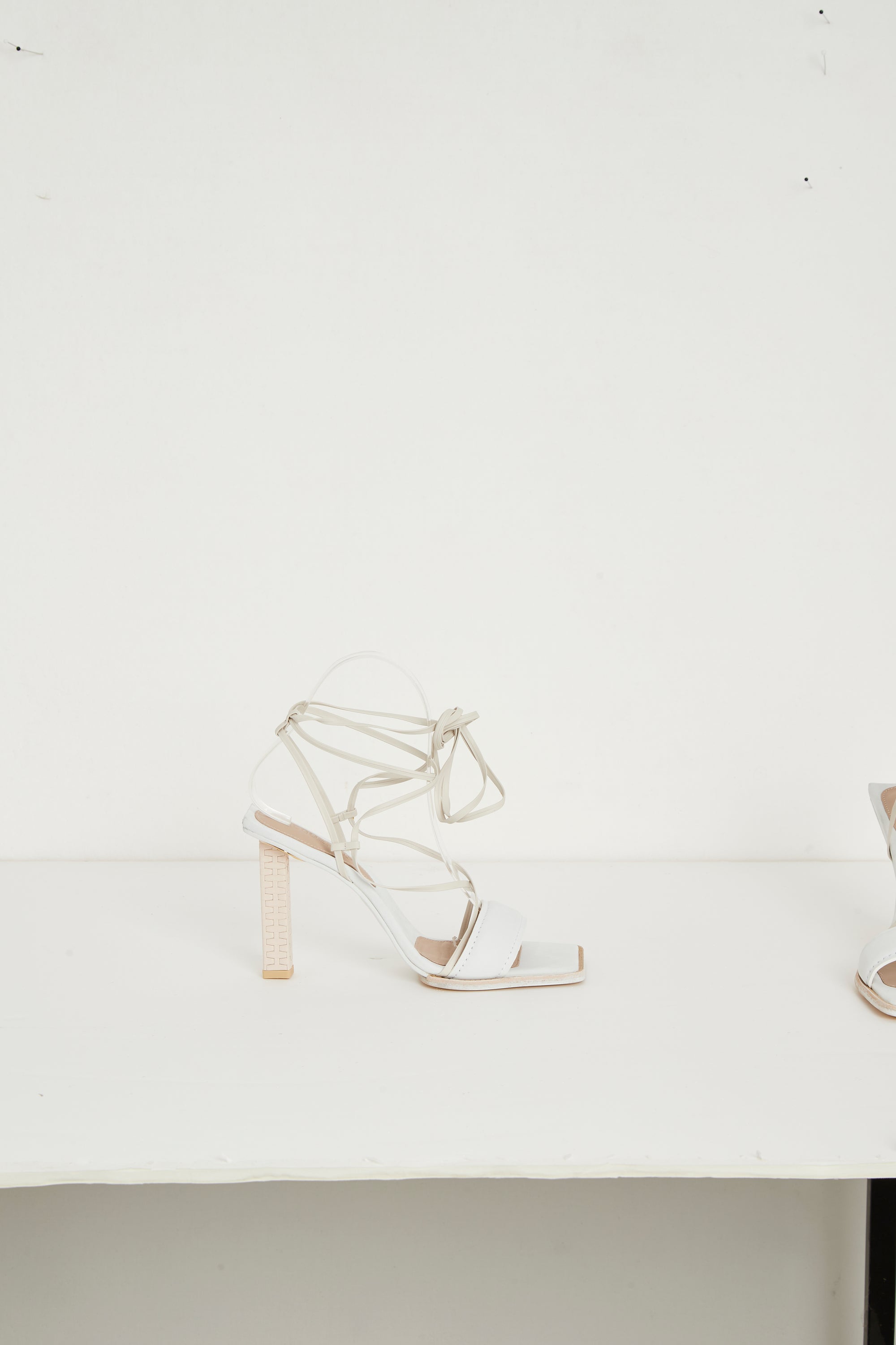 Sandales hautes Adour - Off-White