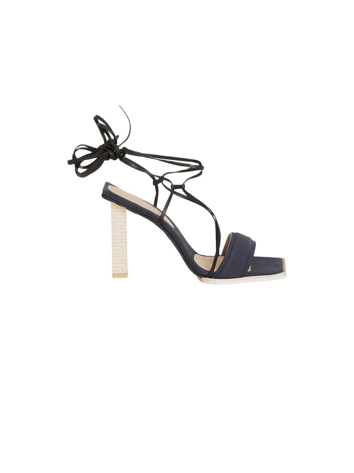 150€ / 3 sold //4 QTY / ST75%   Sandales hautes Adour 90 en cuir - Black