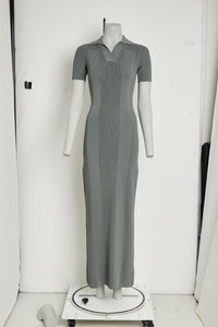 Robe Maille Polo - Green