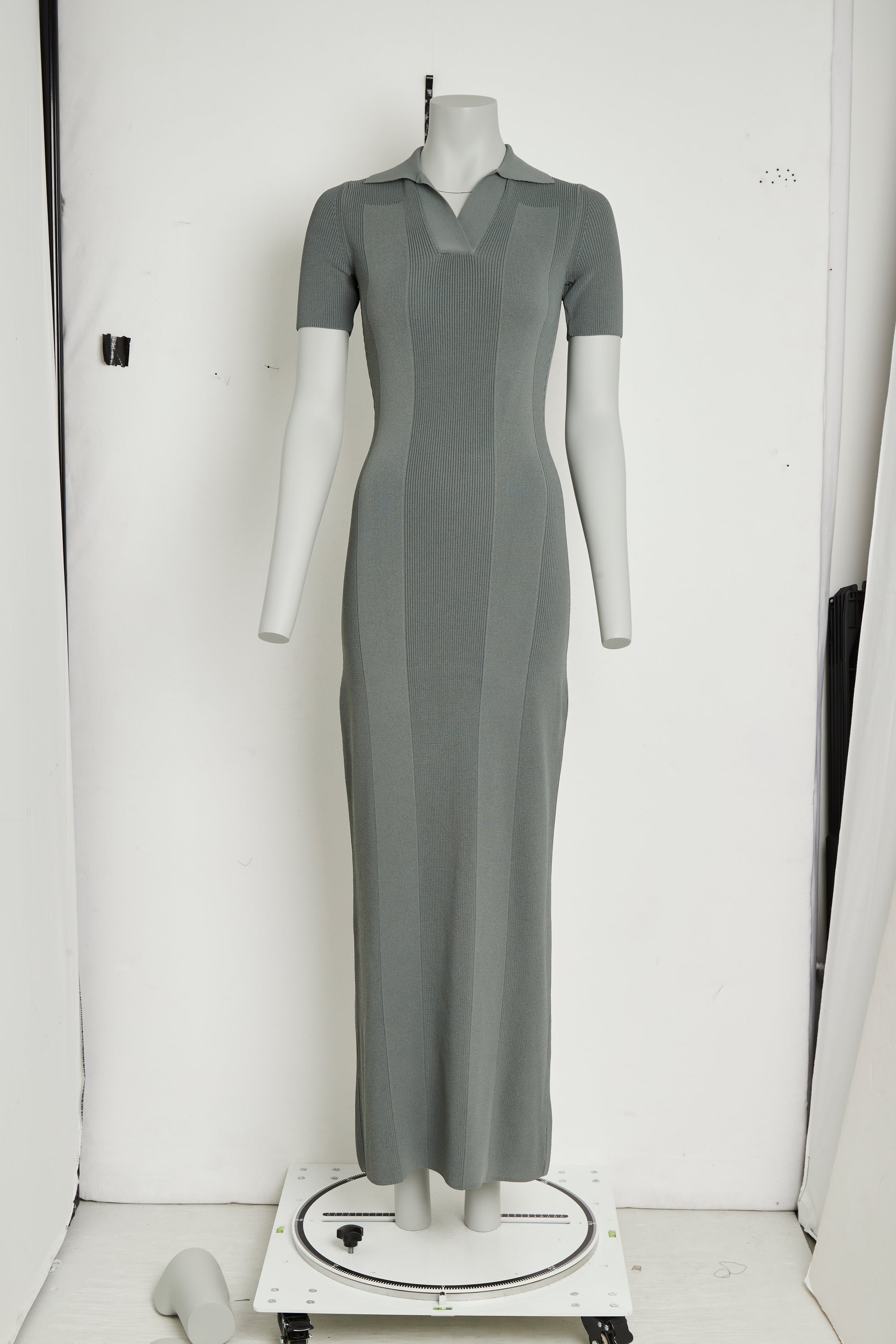 Robe Maille Polo - Green