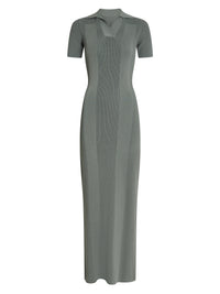 Robe polo longue - Green