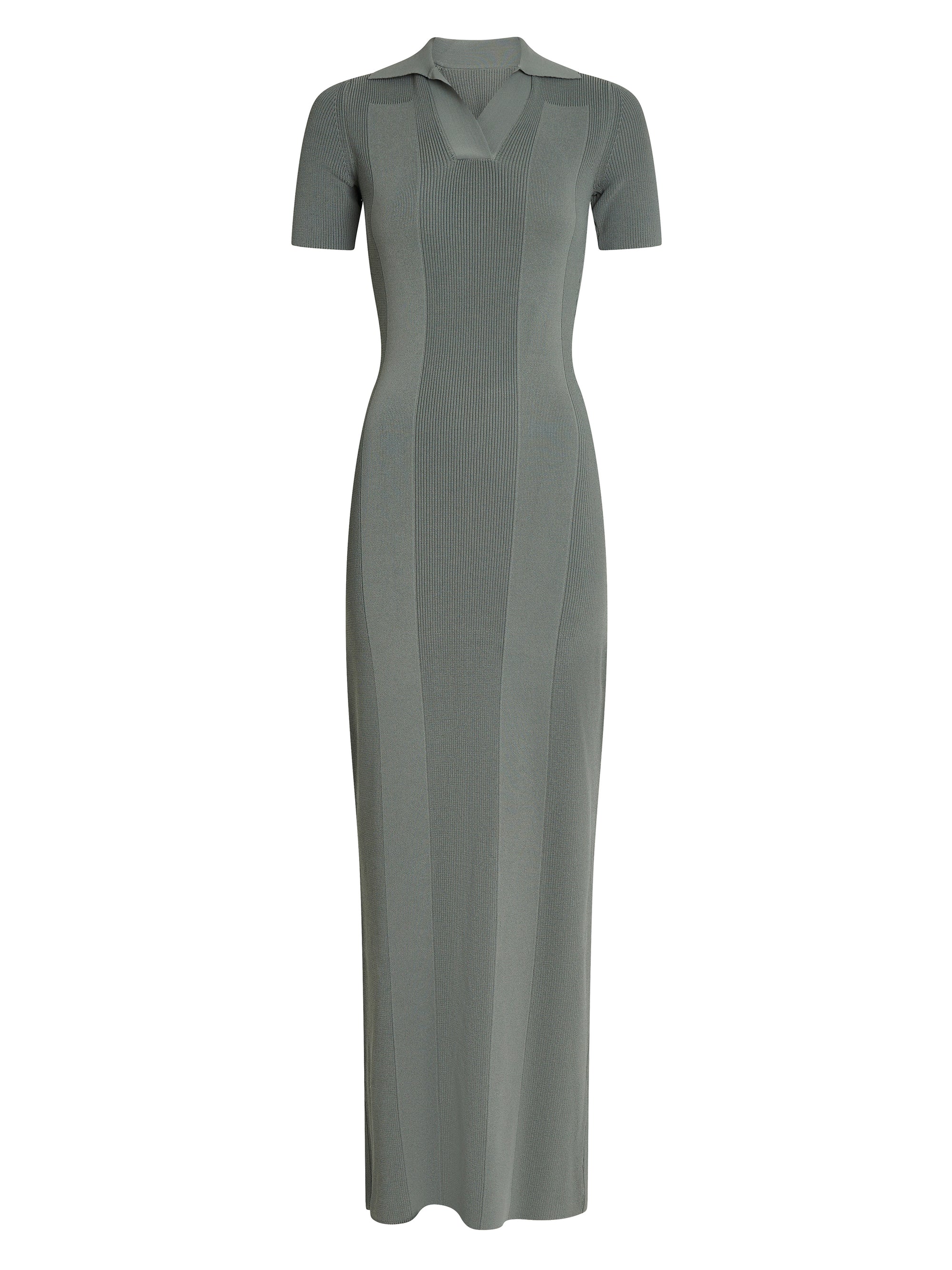 Robe polo longue - Green