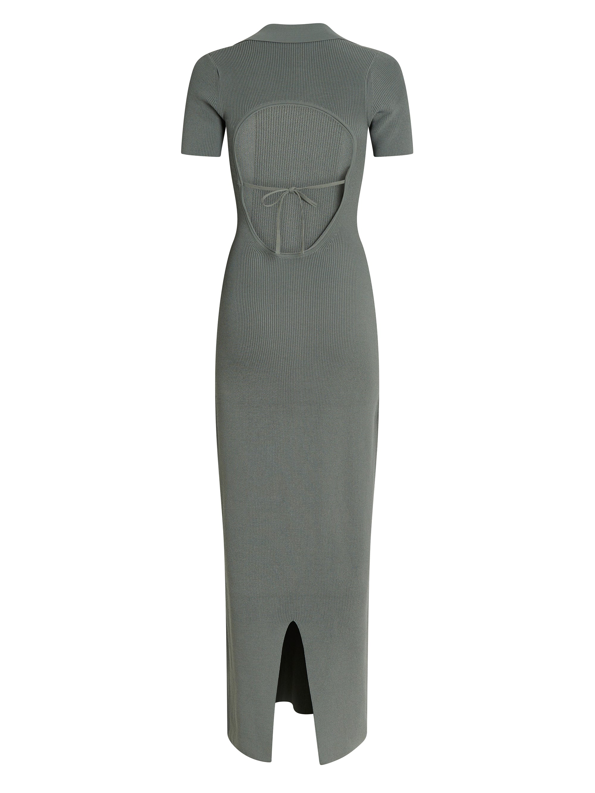 Robe polo longue - Green