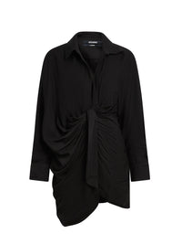 Robe Bahia drapée - Black