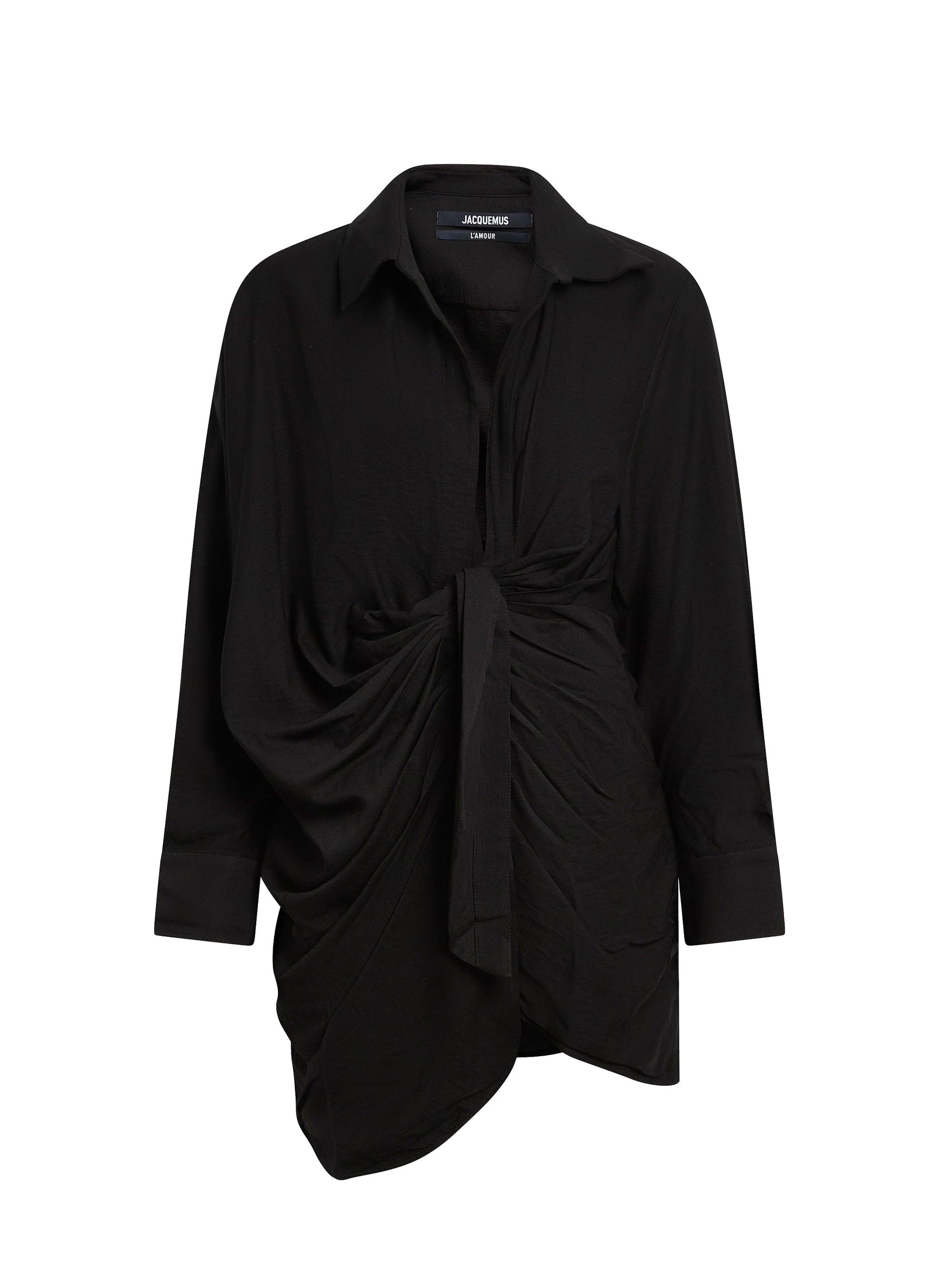 Robe Bahia drapée - Black