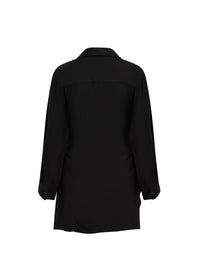 Robe Bahia drapée - Black