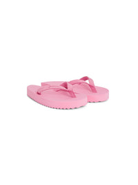 Tongues Cœur en cuir - Pink