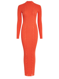 ORANGE LA ROBE MAILLE AZUR