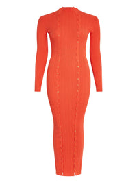 Robe Maille Azur - Orange
