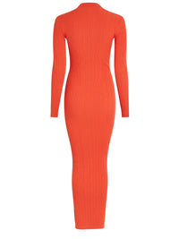 ORANGE LA ROBE MAILLE AZUR