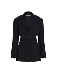 Veste Arles en laine - Black