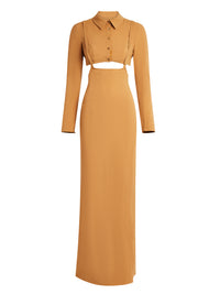 Robe longue Draio - Camel
