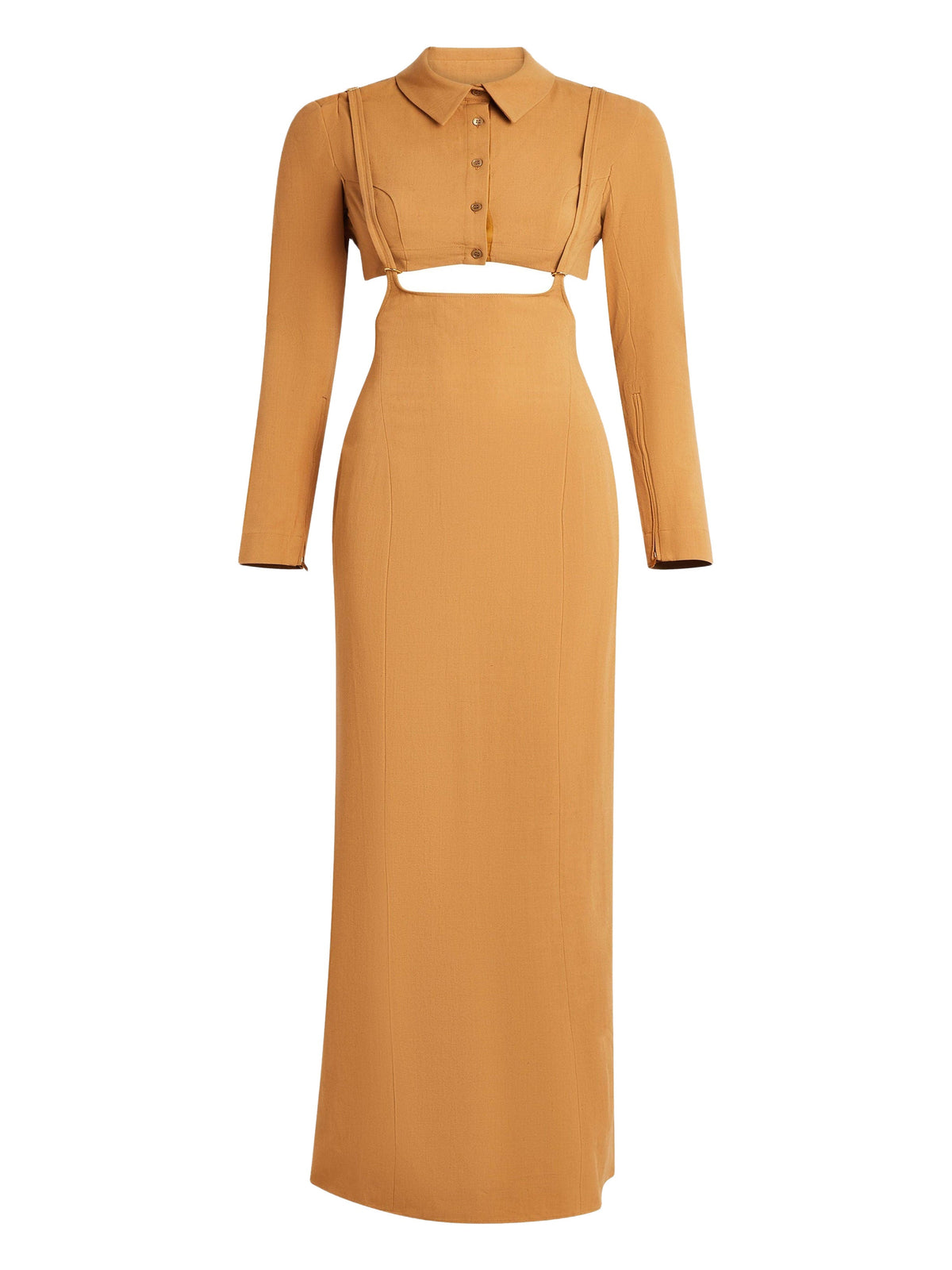 Robe Draio longue - Camel