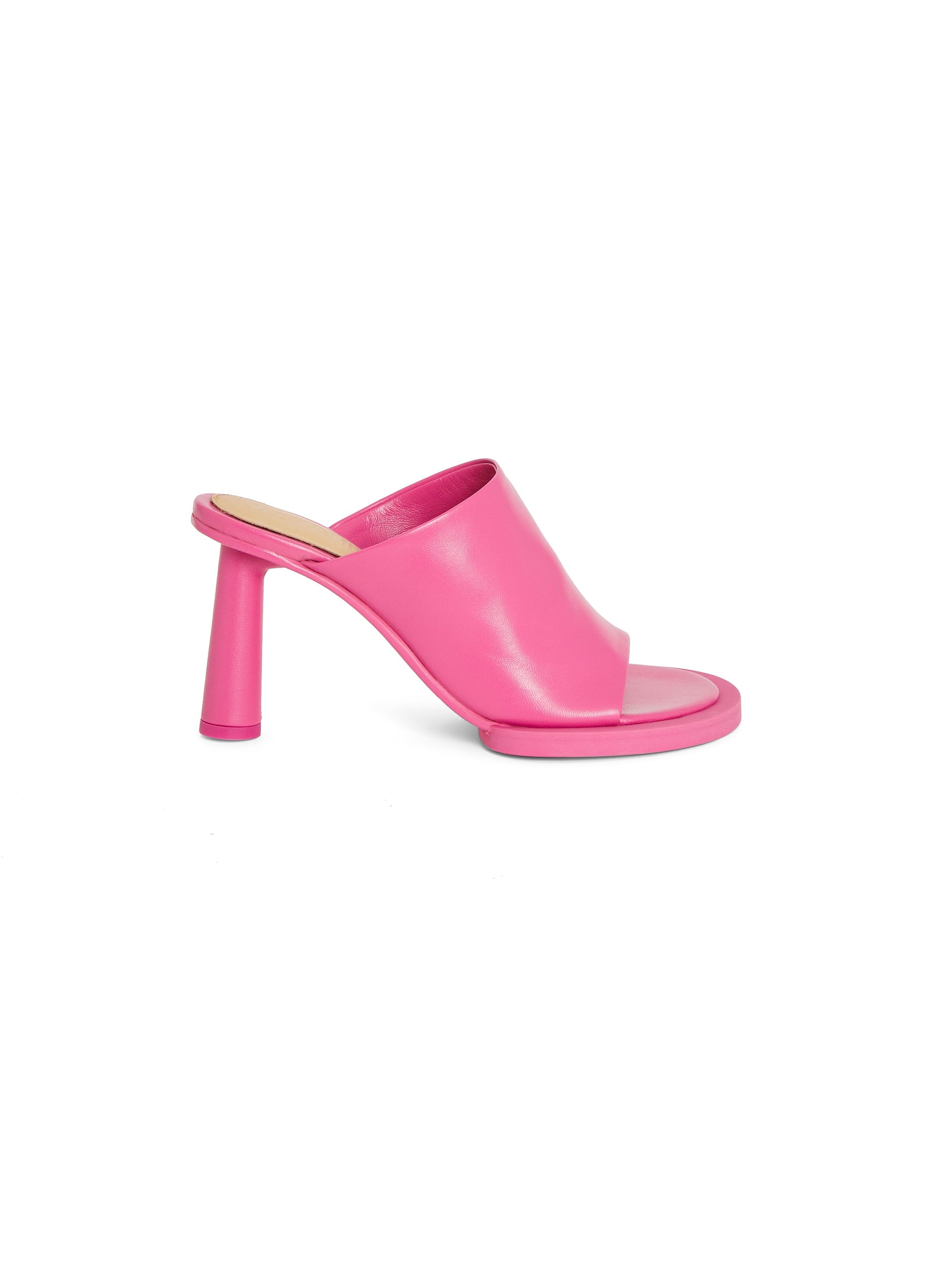 PINK LES MULES CARRE ROND